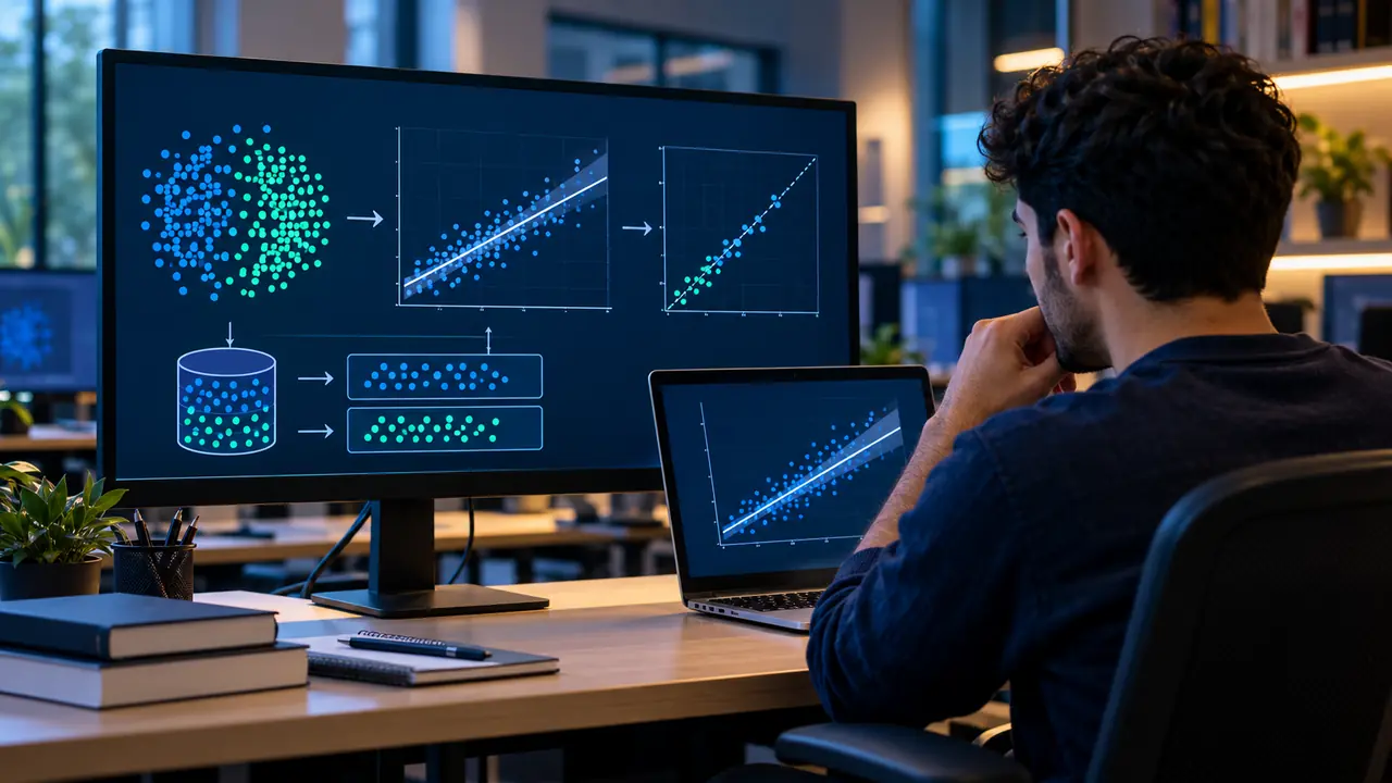 بناء أول نموذج تعلم آلي باستخدام Scikit-learn: من البيانات إلى توقع قابل للقياس